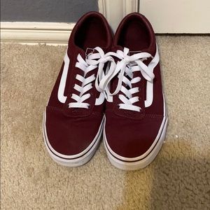 maroon vans